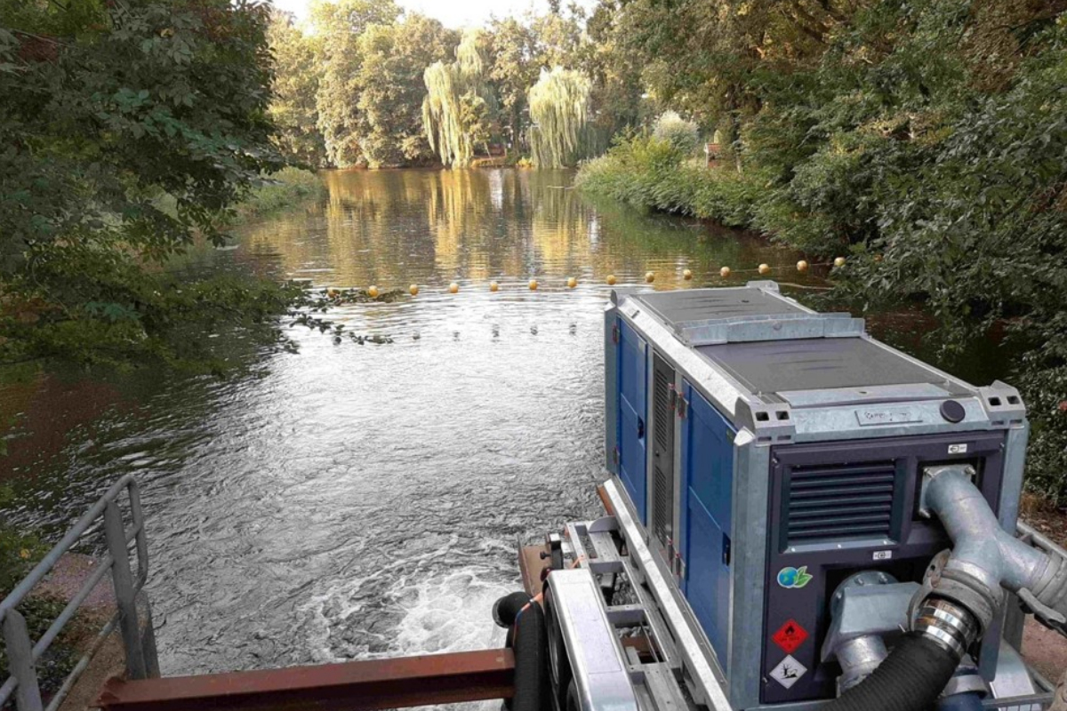 Mobiele pompen droogtebestrijding